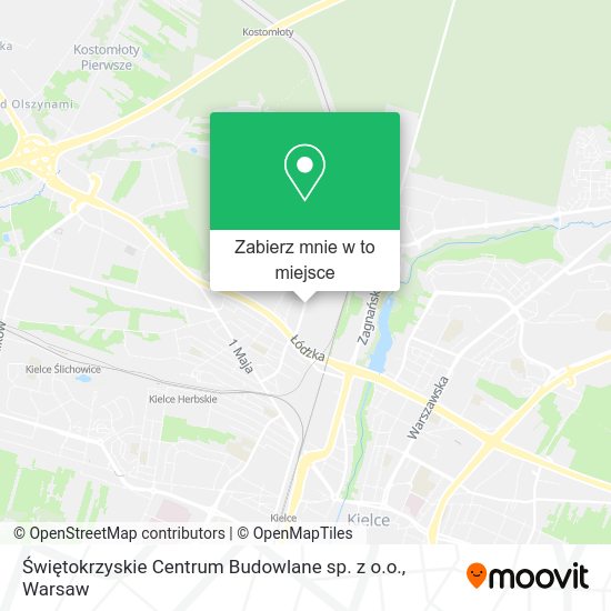 Mapa Świętokrzyskie Centrum Budowlane sp. z o.o.