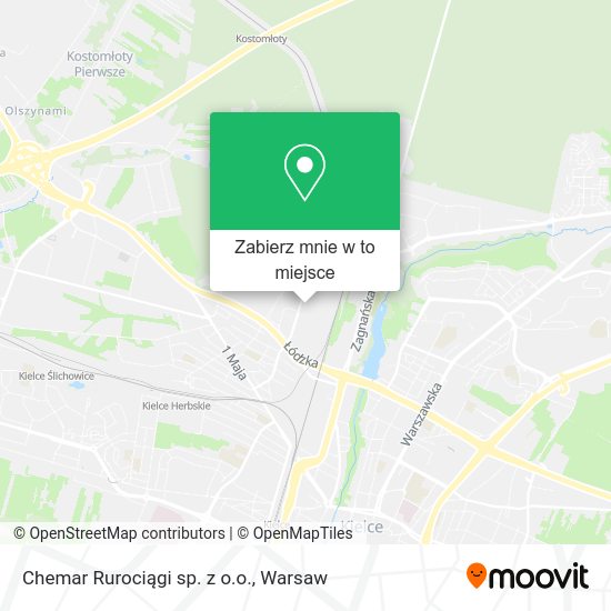 Mapa Chemar Rurociągi sp. z o.o.