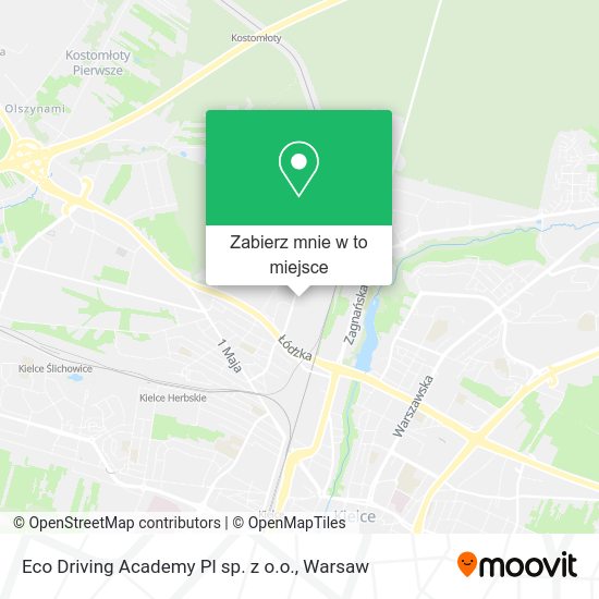 Mapa Eco Driving Academy Pl sp. z o.o.