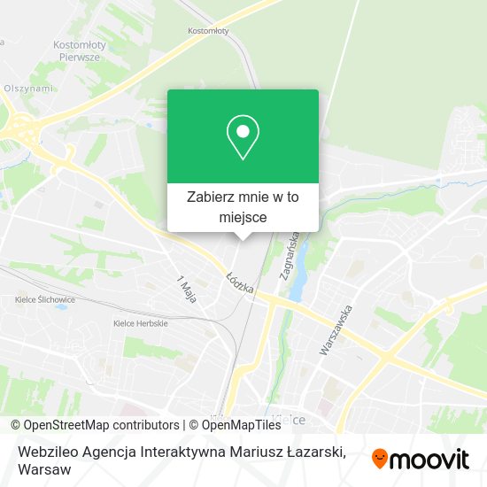 Mapa Webzileo Agencja Interaktywna Mariusz Łazarski