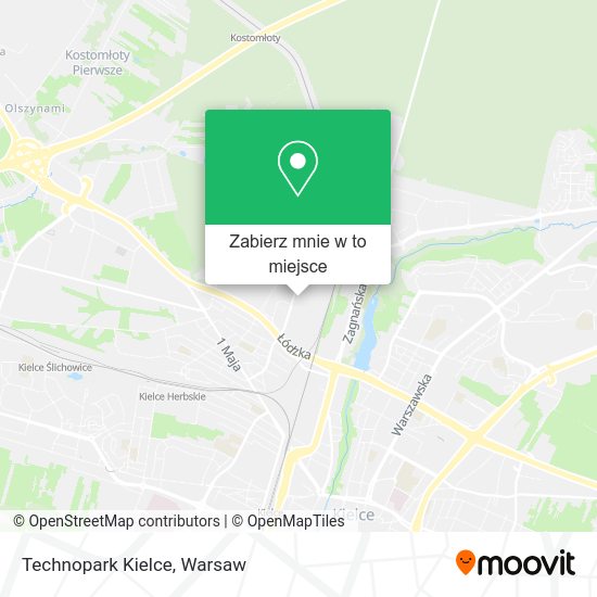 Mapa Technopark Kielce