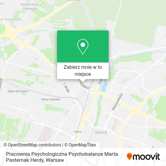 Mapa Pracownia Psychologiczna Psychobalance Marta Pasternak Herdy