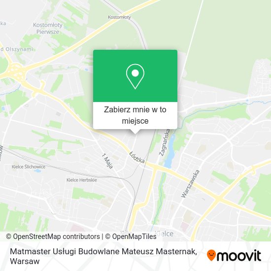 Mapa Matmaster Usługi Budowlane Mateusz Masternak