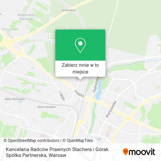 Mapa Kancelaria Radców Prawnych Stachera i Górak Spółka Partnerska