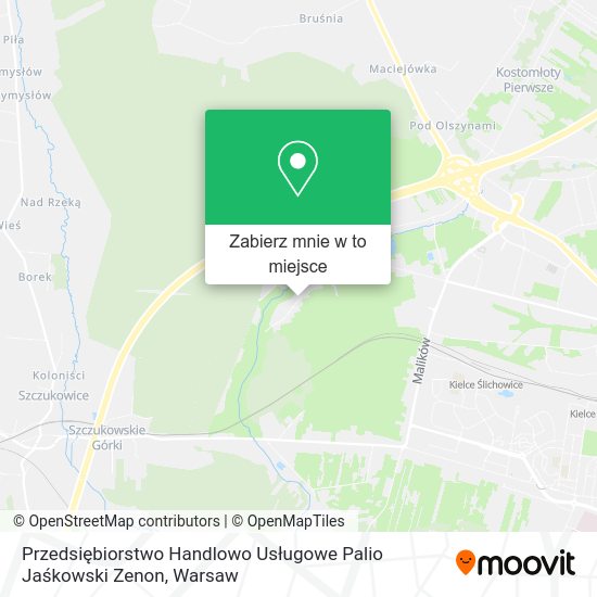 Mapa Przedsiębiorstwo Handlowo Usługowe Palio Jaśkowski Zenon