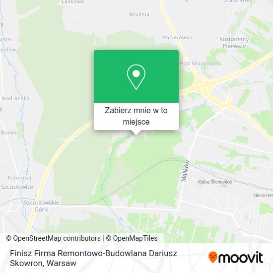 Mapa Finisz Firma Remontowo-Budowlana Dariusz Skowron