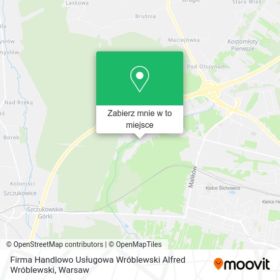 Mapa Firma Handlowo Usługowa Wróblewski Alfred Wróblewski