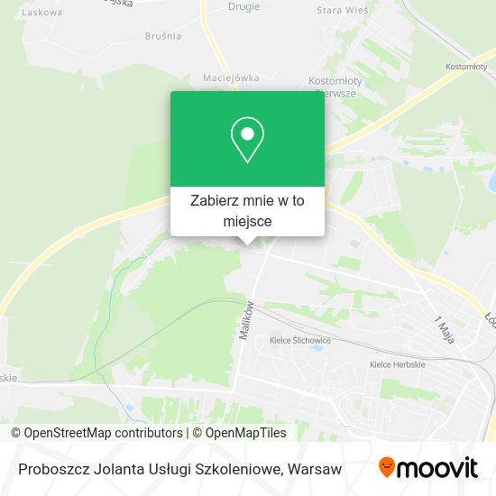 Mapa Proboszcz Jolanta Usługi Szkoleniowe