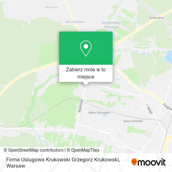 Mapa Firma Uslugowa Krukowski Grzegorz Krukowski