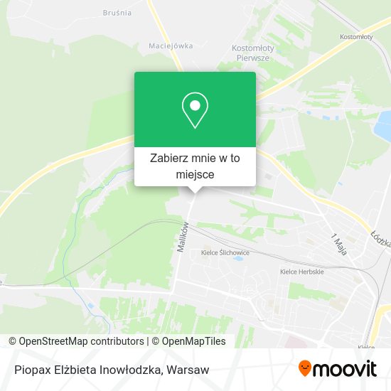 Mapa Piopax Elżbieta Inowłodzka