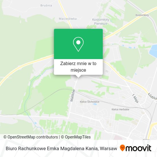 Mapa Biuro Rachunkowe Emka Magdalena Kania