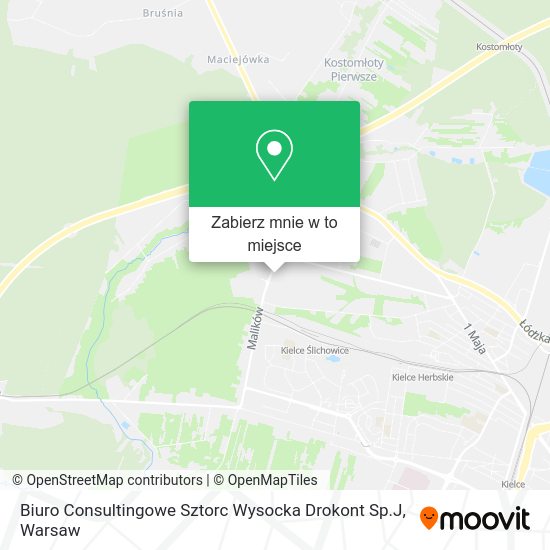 Mapa Biuro Consultingowe Sztorc Wysocka Drokont Sp.J