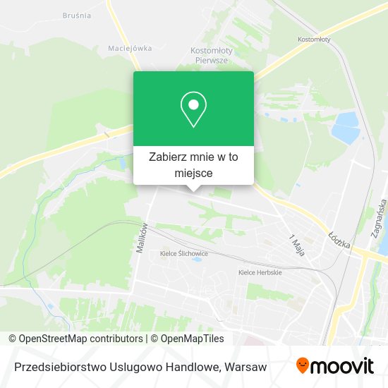 Mapa Przedsiebiorstwo Uslugowo Handlowe