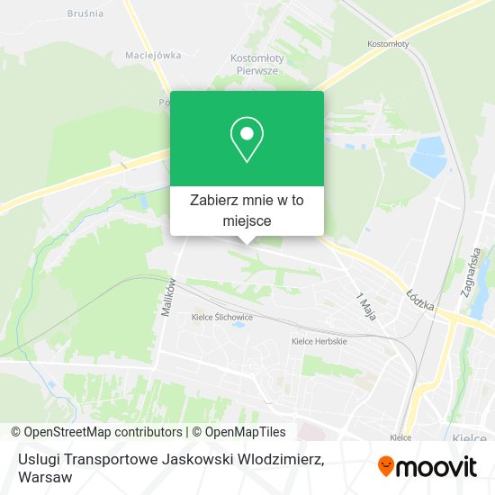 Mapa Uslugi Transportowe Jaskowski Wlodzimierz