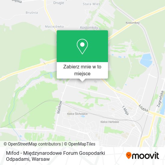 Mapa Mifod - Międzynarodowe Forum Gospodarki Odpadami