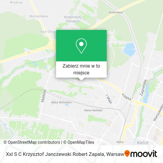 Mapa Xxl S C Krzysztof Janczewski Robert Zapala