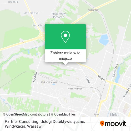 Mapa Partner Consulting. Usługi Detektywistyczne, Windykacja