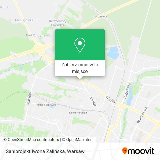 Mapa Saniprojekt Iwona Zalińska