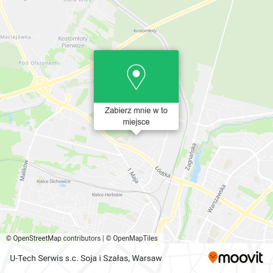 Mapa U-Tech Serwis s.c. Soja i Szałas