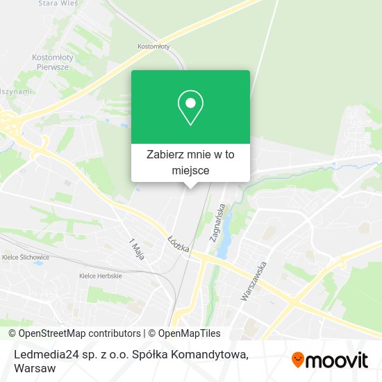 Mapa Ledmedia24 sp. z o.o. Spółka Komandytowa