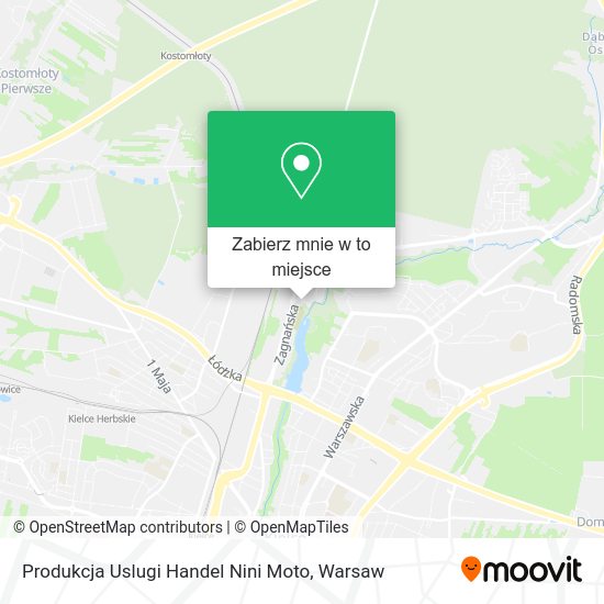 Mapa Produkcja Uslugi Handel Nini Moto