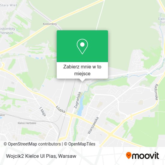 Mapa Wojcik2 Kielce Ul Pias