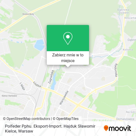 Mapa Polfeder Pphu. Eksport-Import. Hajduk Sławomir Kielce