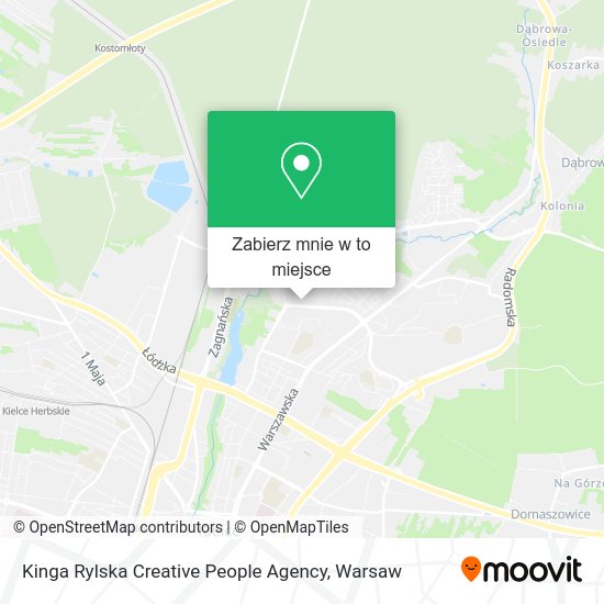 Mapa Kinga Rylska Creative People Agency