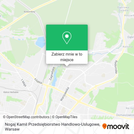 Mapa Nogaj Kamil Przedsiębiorstwo Handlowo-Usługowe