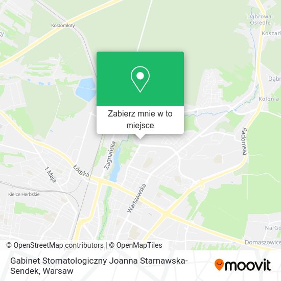 Mapa Gabinet Stomatologiczny Joanna Starnawska-Sendek