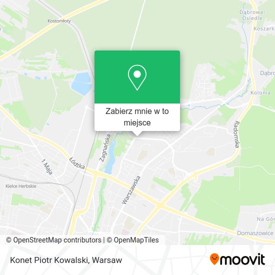 Mapa Konet Piotr Kowalski