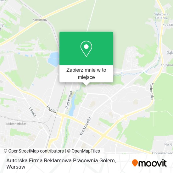 Mapa Autorska Firma Reklamowa Pracownia Golem