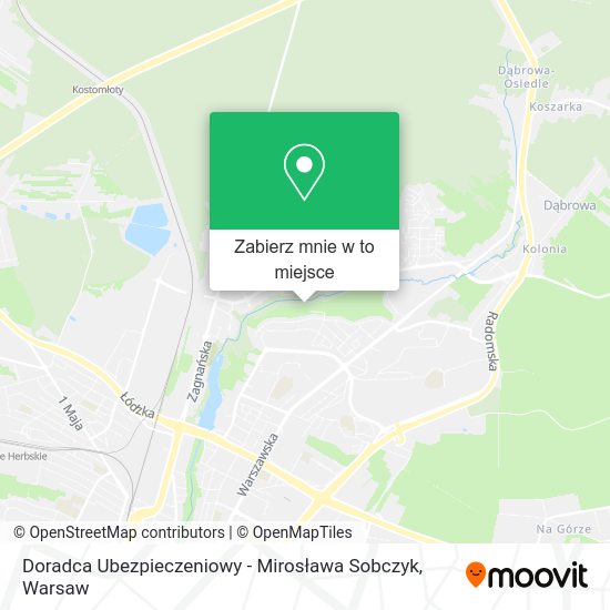 Mapa Doradca Ubezpieczeniowy - Mirosława Sobczyk