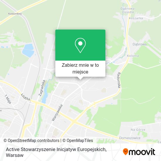 Mapa Active Stowarzyszenie Inicjatyw Europejskich