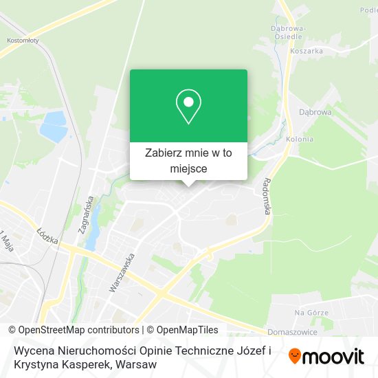 Mapa Wycena Nieruchomości Opinie Techniczne Józef i Krystyna Kasperek