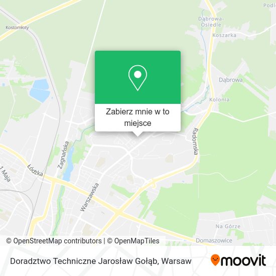 Mapa Doradztwo Techniczne Jarosław Gołąb