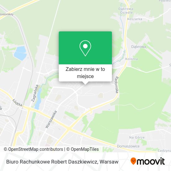 Mapa Biuro Rachunkowe Robert Daszkiewicz