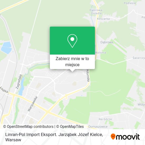 Mapa Linran-Pol Import Eksport. Jarząbek Józef Kielce