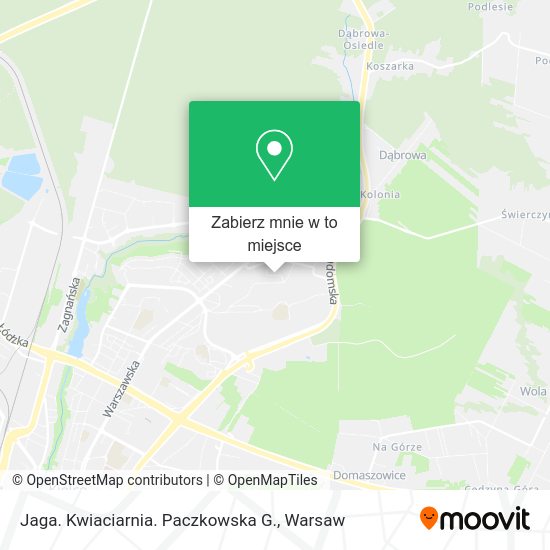 Mapa Jaga. Kwiaciarnia. Paczkowska G.