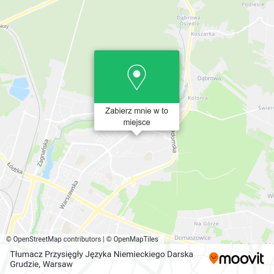 Mapa Tłumacz Przysięgły Języka Niemieckiego Darska Grudzie