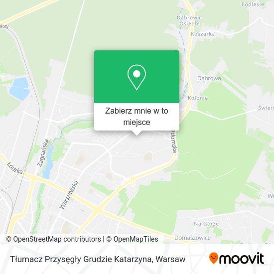 Mapa Tłumacz Przysęgły Grudzie Katarzyna