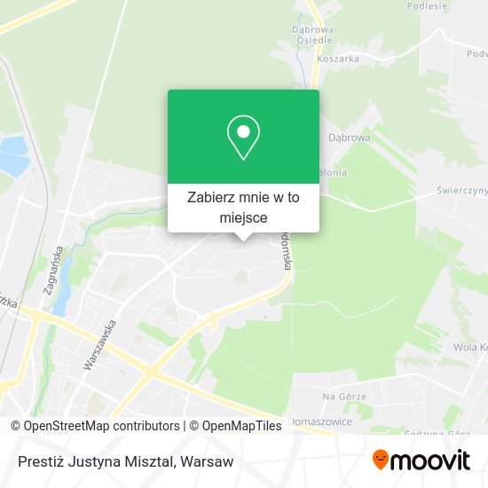 Mapa Prestiż Justyna Misztal