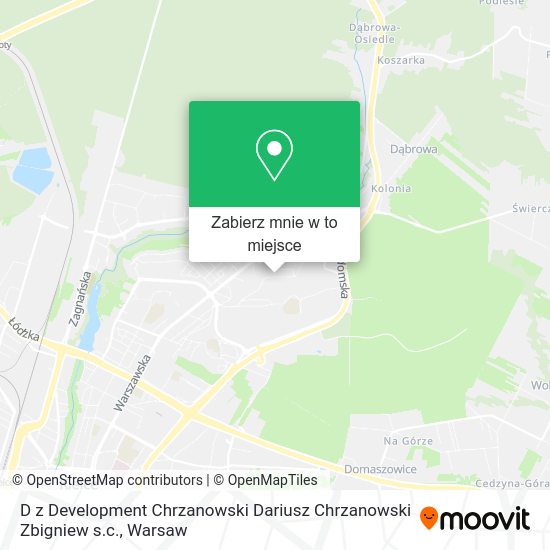 Mapa D z Development Chrzanowski Dariusz Chrzanowski Zbigniew s.c.