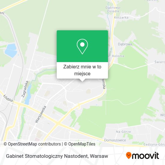 Mapa Gabinet Stomatologiczny Nastodent