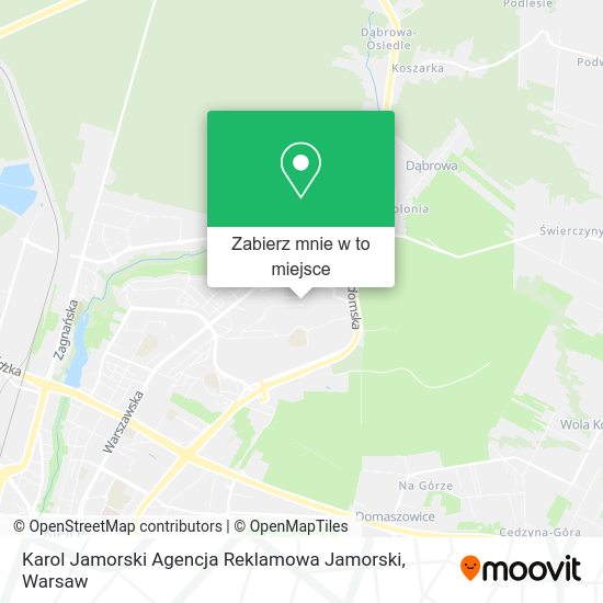 Mapa Karol Jamorski Agencja Reklamowa Jamorski