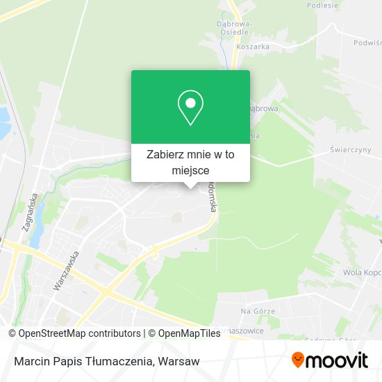 Mapa Marcin Papis Tłumaczenia