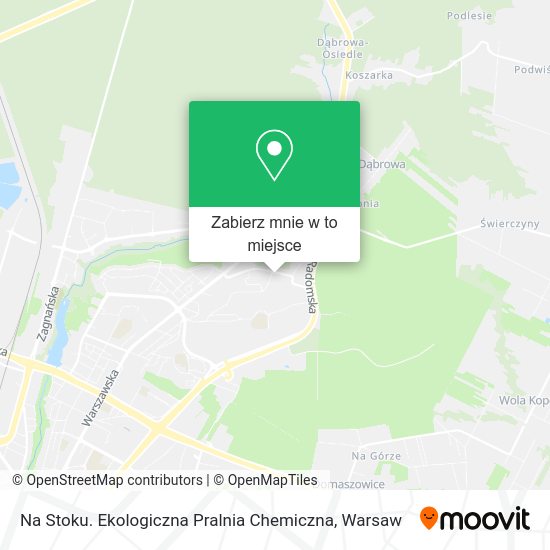 Mapa Na Stoku. Ekologiczna Pralnia Chemiczna