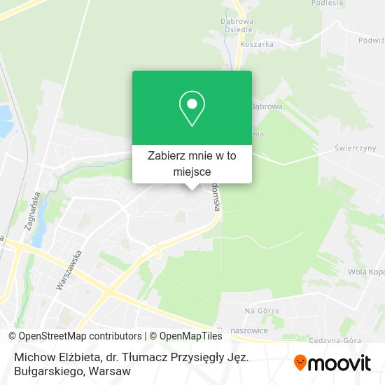 Mapa Michow Elżbieta, dr. Tłumacz Przysięgły Jęz. Bułgarskiego