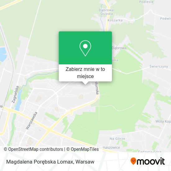 Mapa Magdalena Porębska Lomax