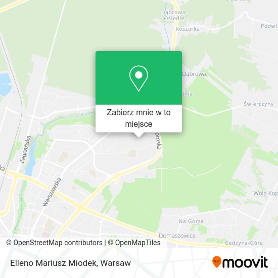 Mapa Elleno Mariusz Miodek